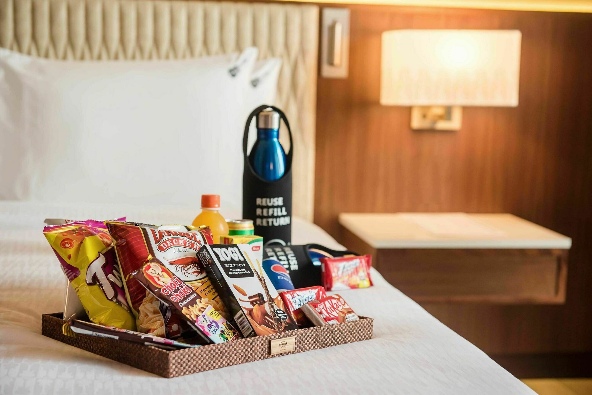 Hard Rock Hotel Desaru Coast Exterior photo A room service tray